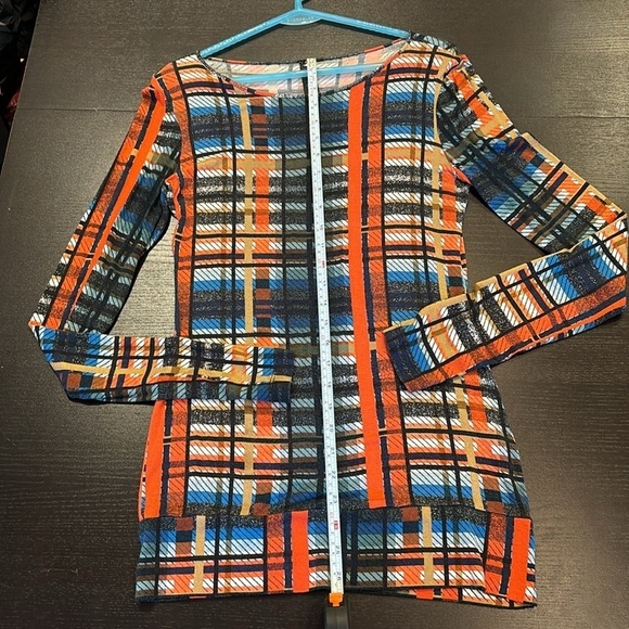 PIANURASTUDIO ROMA vintage punk goth long sleeve mini dress/top size euro 48 - M - Picture 3 of 9